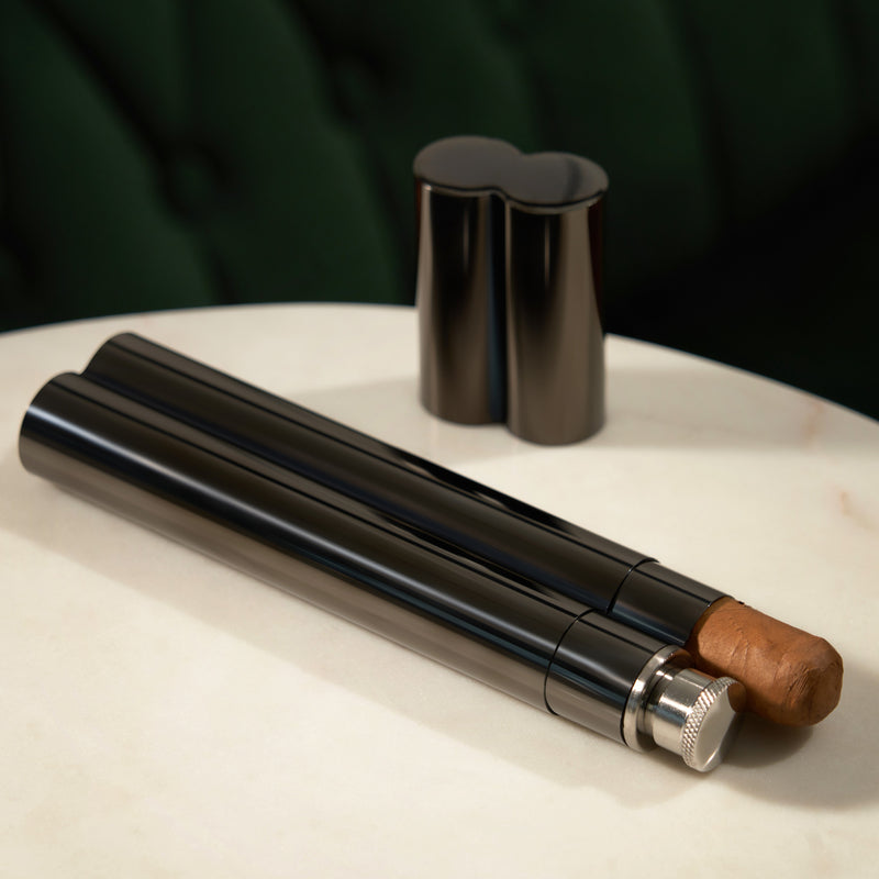 Warren Cigar Holder and Flask, photo 3 of 5