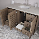 James Martin Portland 48" Single Bathroom Vanity, Whitewashed Walnut