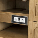 James Martin Laurent 48" Dual Mount Single Bathroom Vanity, Light Natural Oak
