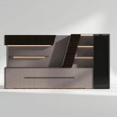 Velor · Modern Office Shelves w/ Lighting & Storage by Arc Grove
