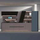 Velor · Modern Office Shelves w/ Lighting & Storage by Arc Grove