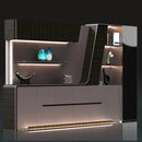 Velor · Modern Office Shelves w/ Lighting & Storage by Arc Grove