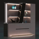 Velor · Modern Office Shelves w/ Lighting & Storage by Arc Grove