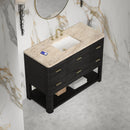 James Martin Lucian 48" Single Bathroom Vanity, Carbon Oak