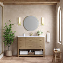 James Martin Lucian 48" Single Bathroom Vanity, Pebble Oak
