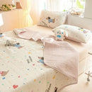 GobekUsa Cartoon Pattern Cotton Single Mattress Mat: Summer Comfort & Non-Slip Performance