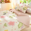 GobekUsa Cartoon Pattern Cotton Single Mattress Mat: Summer Comfort & Non-Slip Performance