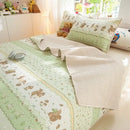 GobekUsa Cartoon Pattern Cotton Single Mattress Mat: Summer Comfort & Non-Slip Performance
