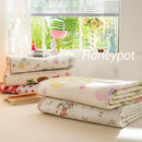 GobekUsa Cartoon Pattern Cotton Single Mattress Mat: Summer Comfort & Non-Slip Performance