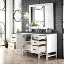 James Martin Addison 60" Single Bathroom Vanity, Glossy White