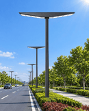 9000W All-in-One Double Side Solar Street Light Road Path Motion Sensor Parking a lot IP65 Waterproof