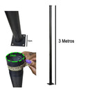 9000W All-in-One Double Side Solar Street Light Road Path Motion Sensor Parking a lot IP65 Waterproof