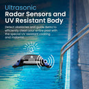 LumenX SE Solar Powered Automatic Robotic Pool Surface Skimmer Cleaner with 24/7 Continuous Cleaning Battery Power and Re-Engineered Twin Salt Chlorine Tolerant Motors