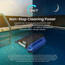 LumenX SE Solar Powered Automatic Robotic Pool Surface Skimmer Cleaner with 24/7 Continuous Cleaning Battery Power and Re-Engineered Twin Salt Chlorine Tolerant Motors