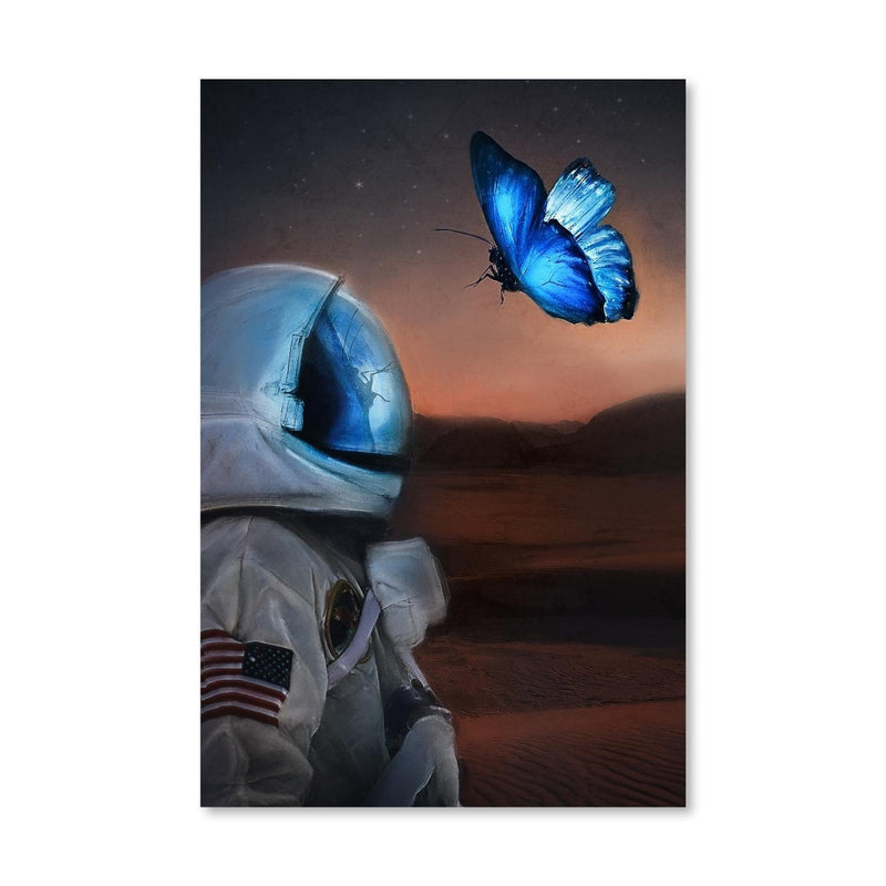 Luminous Butterfly Canvas