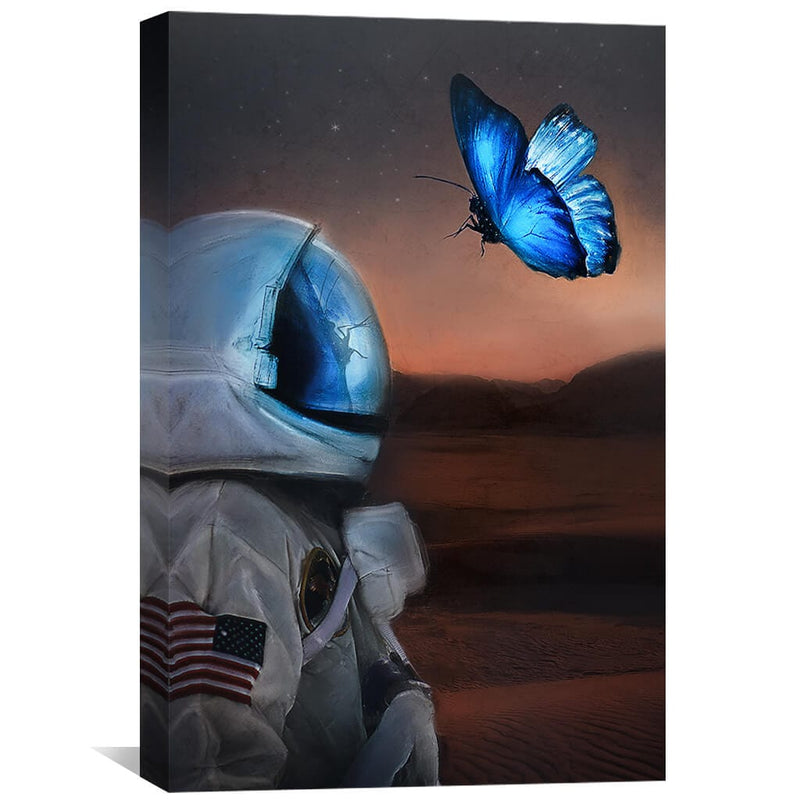 Luminous Butterfly Canvas