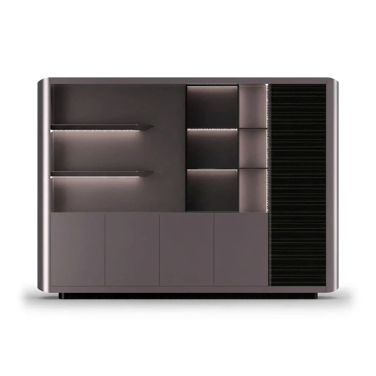 Linea ·  Office Shelves w/ Lighting & Storage