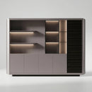 Linea · Office Shelves w/ Lighting & Storage by Arc Grove