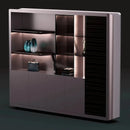 Linea · Office Shelves w/ Lighting & Storage by Arc Grove