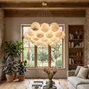 Lunar Alabaster Spherical Chandelier