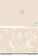 Lunaria Vine Wallpaper in Rose Bisque