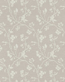 Lunaria Vine Wallpaper in Weathered Clay