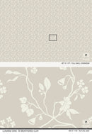 Lunaria Vine Wallpaper in Weathered Clay