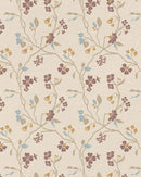Lunaria Vine Wallpaper in Wildflower Cream