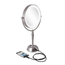 Makeup Mirror with Light and Magnification, USB Charging Port