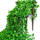 Lush green silk creeper plant living room artificial ivy vine by Decorbites