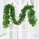 Lush green silk creeper plant living room artificial ivy vine by Decorbites