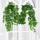Lush green silk creeper plant living room artificial ivy vine by Decorbites