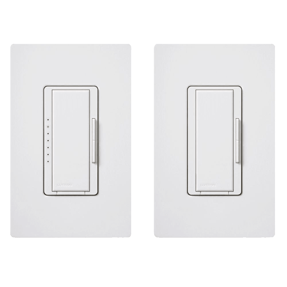 Lutron Maestro C.L Digital Dimmer Multi-Location Switch Kit, White