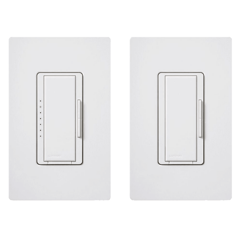 Lutron Maestro C.L Digital Dimmer Multi-Location Switch Kit, White