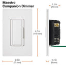 Lutron Maestro C.L Digital Dimmer Multi-Location Switch Kit, White