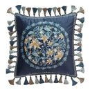 GobekUsa Camellia Floral Velvet Cushion Cover for Sofa Couch Bed - Luxe European Style