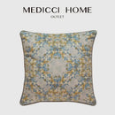 GobekUsa Camellia Floral Velvet Cushion Cover for Sofa Couch Bed - Luxe European Style