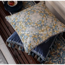 GobekUsa Camellia Floral Velvet Cushion Cover for Sofa Couch Bed - Luxe European Style