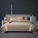 GobekUsa Burgundy Red Egyptian Cotton Bedding Set - Soft Silky Solid Color Luxe Duvet Cover, Sheet, Pillowcases