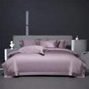 GobekUsa Burgundy Red Egyptian Cotton Bedding Set - Soft Silky Solid Color Luxe Duvet Cover, Sheet, Pillowcases
