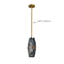GobekUsa Crystal Glass Pendant Lamp Luxe Chandelier for Bedroom Restaurant Kitchen Home