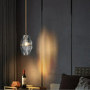 GobekUsa Crystal Glass Pendant Lamp Luxe Chandelier for Bedroom Restaurant Kitchen Home