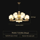 GobekUsa Jade Chandelier for Luxe Living Spaces