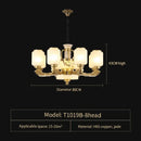 GobekUsa Jade Chandelier for Luxe Living Spaces