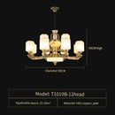 GobekUsa Jade Chandelier for Luxe Living Spaces