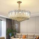 GobekUsa Crystal Duplex Villa Chandelier Hall Light - Luxe Living Room Middle Floor Lamp