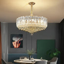 GobekUsa Crystal Duplex Villa Chandelier Hall Light - Luxe Living Room Middle Floor Lamp