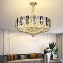 GobekUsa Crystal Duplex Villa Chandelier Hall Light - Luxe Living Room Middle Floor Lamp