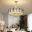 GobekUsa Crystal Duplex Villa Chandelier Hall Light - Luxe Living Room Middle Floor Lamp