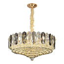 GobekUsa Crystal Duplex Villa Chandelier Hall Light - Luxe Living Room Middle Floor Lamp